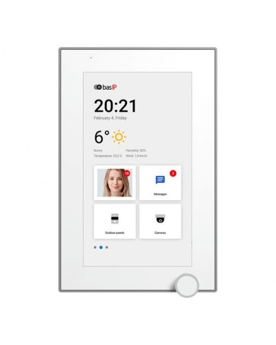 IP-видеодомофон BAS-IP AZ-07L WHITE в Перми Абонентские IP устройства Pintop.ru