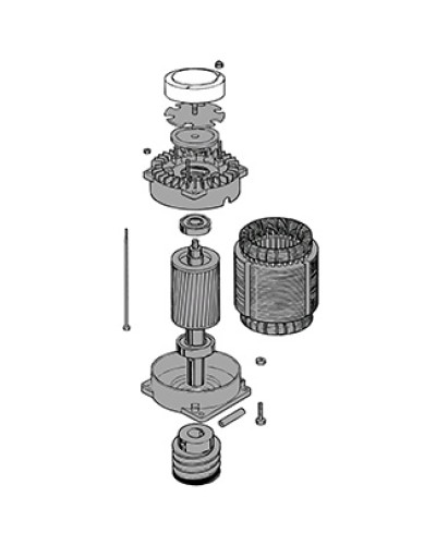 Электродвигатель C-BY Came 119RIC036 в Перми Запчасти для шлагбаумов и автоматики Pintop.ru