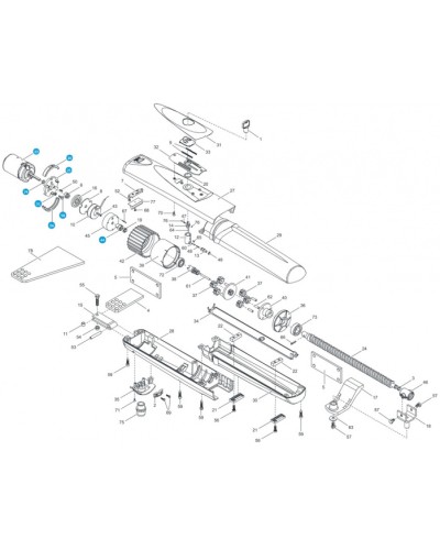 ЭлектродвигательOPP001 Came 119RID421 в Перми Запчасти для шлагбаумов и автоматики Pintop.ru