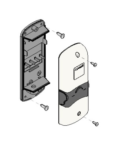 Корпус передатчика DIW01 DIW03 DB Came 119RIR257 в Перми Запчасти для шлагбаумов и автоматики Pintop.ru