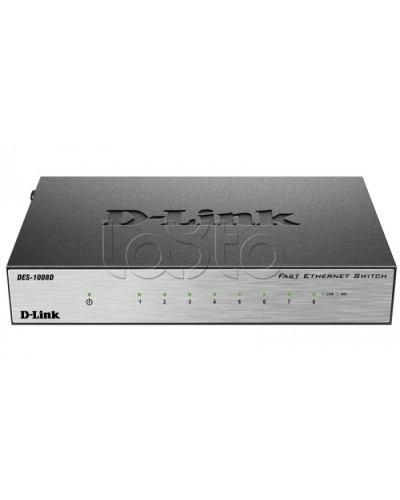 Коммутатор D-Link DES-1008D/L2B в Перми Коммутаторы Pintop.ru