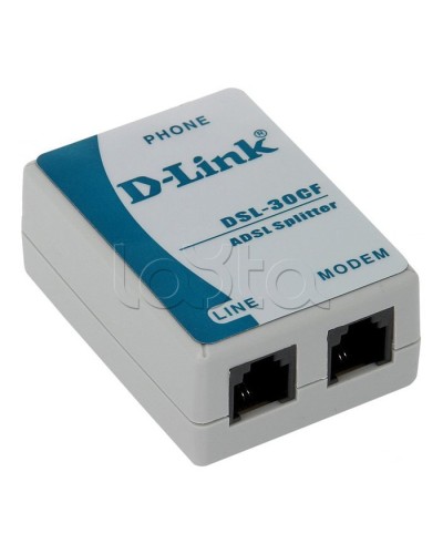 Сплиттер ADSL D-Link DSL-30CF/RS в Перми Маршрутизаторы, Роутеры и Точки Доступа Pintop.ru