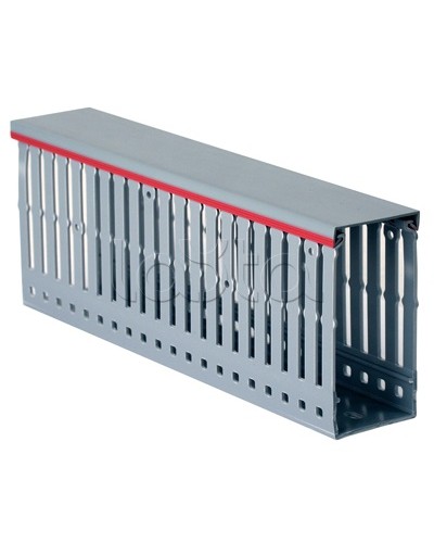 Короб перфорированный, серый RL6 60x60 мм DKC 01108RL в Перми Кабельные лотки Pintop.ru