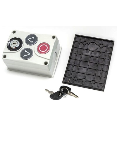 Панель управления 3х кнопочная с ключом Faac 402500 в Перми Устройства радиоуправления для шлагбаумов и автоматики Pintop.ru