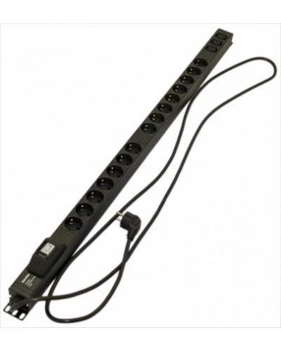 Блок розеток Hyperline SHE-15SH-3IEC-B-2.5EU в Волгодонске Блоки розеток Pintop.ru