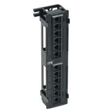 ITK Настенная патч-панель кат.5Е UTP, 12 портов (IDC Dual) (PP12-C5EU-D05)