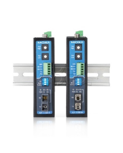 Конвертор RS-232/422/485 в оптику SC Moxa ICF-1150-S-SC в Перми Дополнительное оборудование для ОПС Pintop.ru
