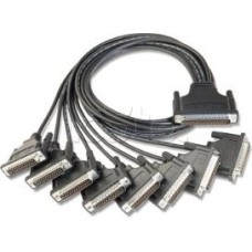 Кабель для 8-портовых плат ISA, PCI, Universal PCI Moxa Opt-8C (CBL-M62M25x8)