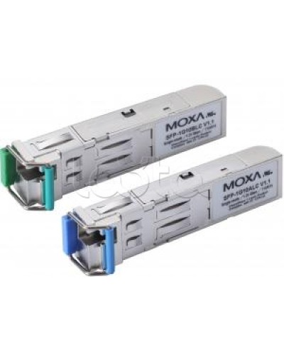 Трансивер-SFP одножильный (WDM) Moxa SFP-1G10BLC в Перми Модули SFP/XFP/GBIC Pintop.ru