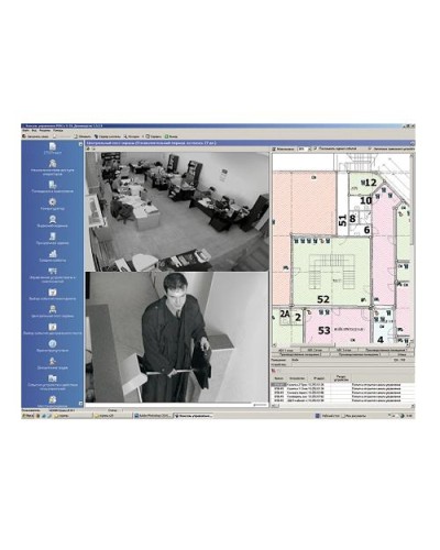 ПО Модуль Центральный пост PERCo-SM13 в Перми Сетевая СКУД Perco Pintop.ru