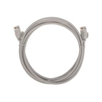 Патч-корд U/UTP, CAT 6A (10G), RJ45-RJ45, 28AWG, LSZH, серый, 2м REXANT 02-0380-2