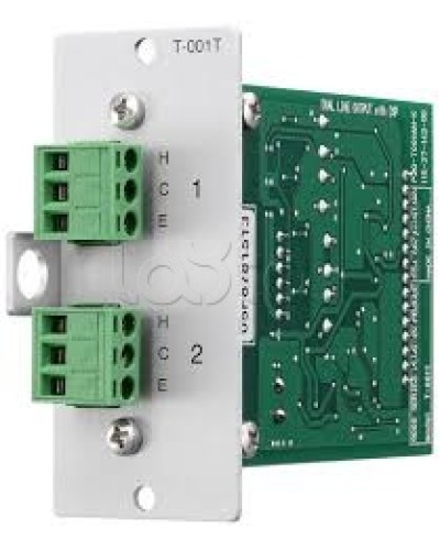 Модуль выходной 2-mic/line с DSP-процессором TOA T-001T в Перми Системы оповещения и трансляции TOA Pintop.ru