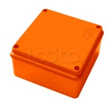 Коробка огнестойкая 100х100х55, 3P, (0,15-2,5мм2), без галогена Экопласт 42007HF