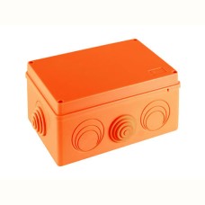 Коробка огн. E110, о/п 210х150х100мм, без галогена,8 вых., IP55, 4P, оранж. Экопласт (43866HF)